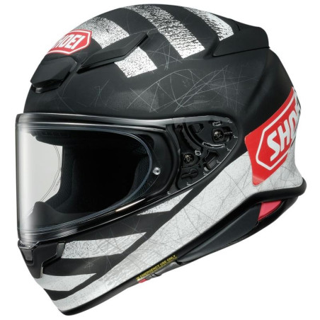Casco Shoei NXR 2 Scanner TC-5 nero opaco, bianco e rosso Casco Shoei NXR 2 Scanner TC-5 nero opaco, bianco e rosso