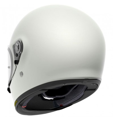Casco Shoei Glamster 06 vintage monocolore bianco lucido Casco Shoei Glamster 06 vintage monocolore bianco lucido