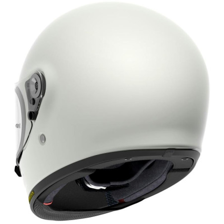 Casco Shoei Glamster 06 vintage monocolore bianco lucido Casco Shoei Glamster 06 vintage monocolore bianco lucido