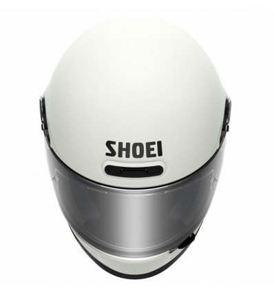 Casco Shoei Glamster 06 vintage monocolore bianco lucido Casco Shoei Glamster 06 vintage monocolore bianco lucido