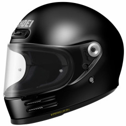 Casco Shoei Glamster 06 vintage monocolore nero lucido Casco Shoei Glamster 06 vintage monocolore nero lucido