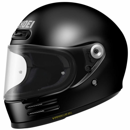 Casco Shoei Glamster 06 vintage monocolore nero lucido Casco Shoei Glamster 06 vintage monocolore nero lucido
