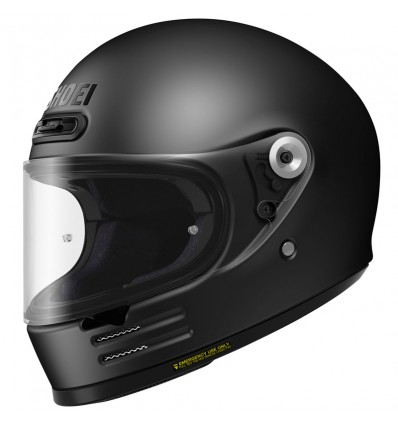 Casco Shoei Glamster 06 vintage monocolore nero opaco Casco Shoei Glamster 06 vintage monocolore nero opaco