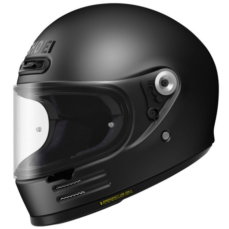 Casco Shoei Glamster 06 vintage monocolore nero opaco Casco Shoei Glamster 06 vintage monocolore nero opaco