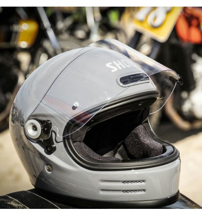 Casco Shoei Glamster 06 vintage monocolore grigio basalto Casco Shoei Glamster 06 vintage monocolore grigio basalto