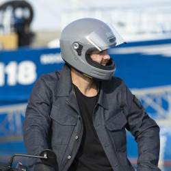 Casco Shoei Glamster 06 vintage monocolore grigio basalto Casco Shoei Glamster 06 vintage monocolore grigio basalto