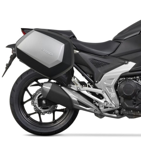 Portavaligie laterale Shad 3P su Honda NC 750X dal 2021 Portavaligie laterale Shad 3P su Honda NC 750X dal 2021