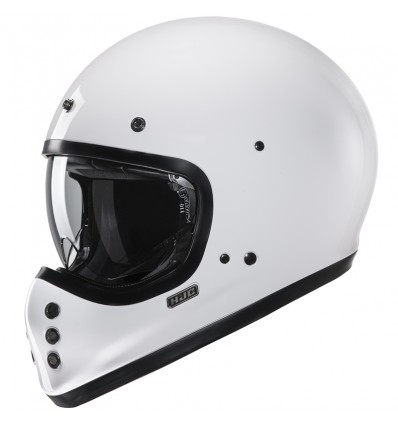 Casco HJC V60 monocolore bianco lucido