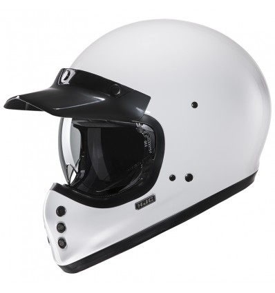 Casco HJC V60 monocolore bianco lucido Casco HJC V60 monocolore bianco lucido
