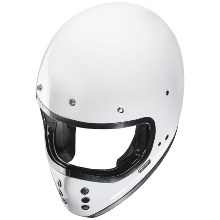Casco HJC V60 monocolore bianco lucido Casco HJC V60 monocolore bianco lucido