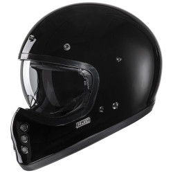 Casco HJC V60 monocolore nero lucido Casco HJC V60 monocolore nero lucido