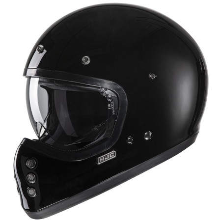 Casco HJC V60 monocolore nero lucido Casco HJC V60 monocolore nero lucido