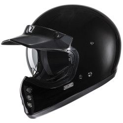 Casco HJC V60 monocolore nero lucido Casco HJC V60 monocolore nero lucido