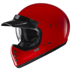 Casco HJC V60 monocolore rosso lucido Casco HJC V60 monocolore rosso lucido