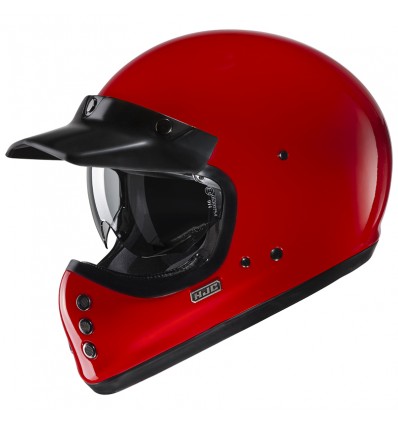 Casco HJC V60 monocolore rosso lucido Casco HJC V60 monocolore rosso lucido