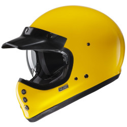 Casco HJC V60 monocolore giallo lucido Casco HJC V60 monocolore giallo lucido