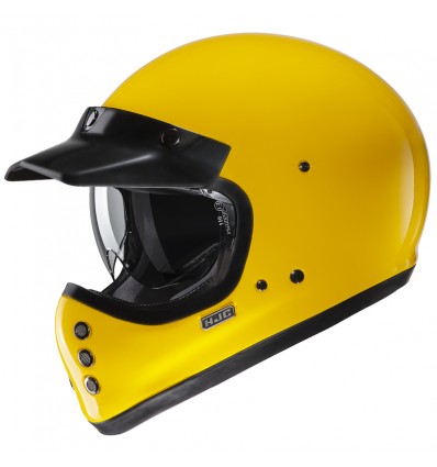Casco HJC V60 monocolore giallo lucido Casco HJC V60 monocolore giallo lucido