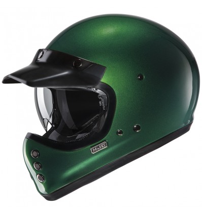 Casco HJC V60 monocolore verde inglese metallizzato Casco HJC V60 monocolore verde inglese metallizzato