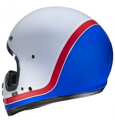 Casco HJC V60 Scooby bianco, blu e rosso Casco HJC V60 Scooby bianco, blu e rosso