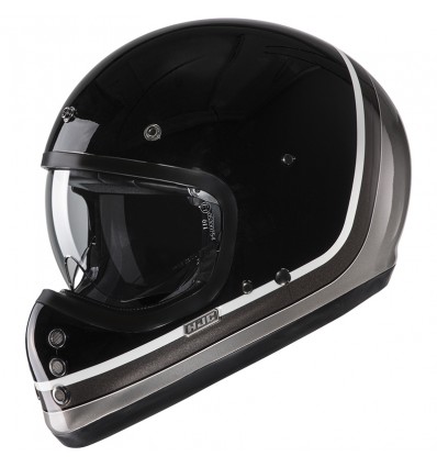 Casco HJC V60 Scooby nero, antracite e argento
