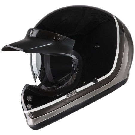 Casco HJC V60 Scooby nero, antracite e argento Casco HJC V60 Scooby nero, antracite e argento