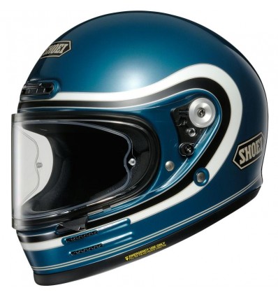 Casco Shoei Glamster 06 vintage Bivouac TC2 blu metal Casco Shoei Glamster 06 vintage Bivouac TC2 blu metal