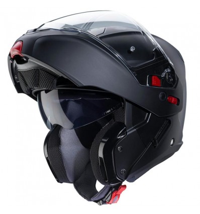 Casco Caberg Horus X apribile doppia visiera nero opaco Casco Caberg Horus X apribile doppia visiera nero opaco
