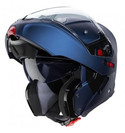 Casco Caberg Horus X apribile doppia visiera blu metal opaco Casco Caberg Horus X apribile doppia visiera blu metal opaco