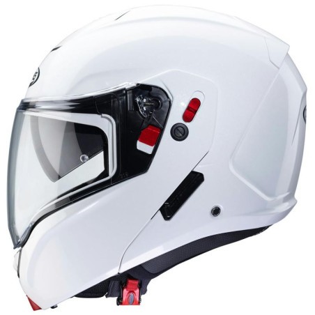 Casco Caberg Horus X apribile doppia visiera bianco lucido Casco Caberg Horus X apribile doppia visiera bianco lucido