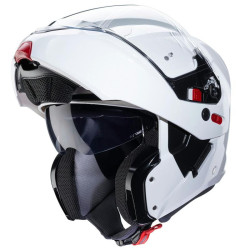 Casco Caberg Horus X apribile doppia visiera bianco lucido Casco Caberg Horus X apribile doppia visiera bianco lucido
