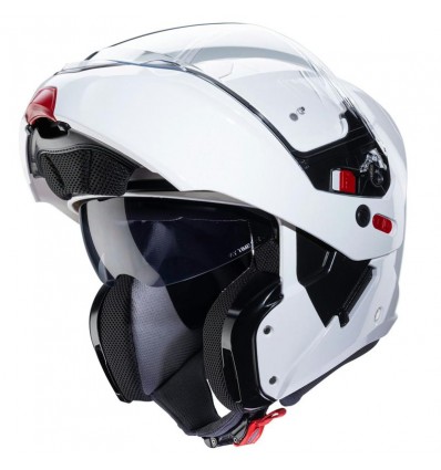 Casco Caberg Horus X apribile doppia visiera bianco lucido Casco Caberg Horus X apribile doppia visiera bianco lucido