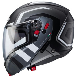 Casco Caberg Horus X Road apribile doppia visiera nero opaco e bianco Casco Caberg Horus X Road apribile doppia visiera nero opaco e bianco