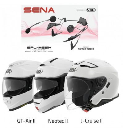 Interfono Bluetooth Sena SRL-Mesh per caschi Shoei alta qualità multitasking con radio Interfono Bluetooth Sena SRL-Mesh per caschi Shoei alta qualità multitasking con radio