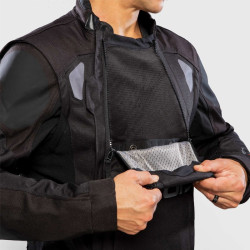 Giacca da moto Alpinestars Halo Drystar smanicabile nera Giacca da moto Alpinestars Halo Drystar smanicabile nera