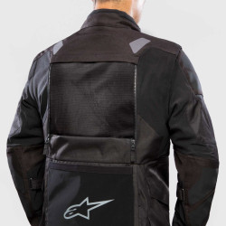 Giacca da moto Alpinestars Halo Drystar smanicabile nera Giacca da moto Alpinestars Halo Drystar smanicabile nera