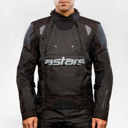 Giacca da moto Alpinestars Halo Drystar smanicabile nera Giacca da moto Alpinestars Halo Drystar smanicabile nera