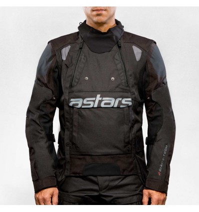 Giacca da moto Alpinestars Halo Drystar smanicabile nera Giacca da moto Alpinestars Halo Drystar smanicabile nera