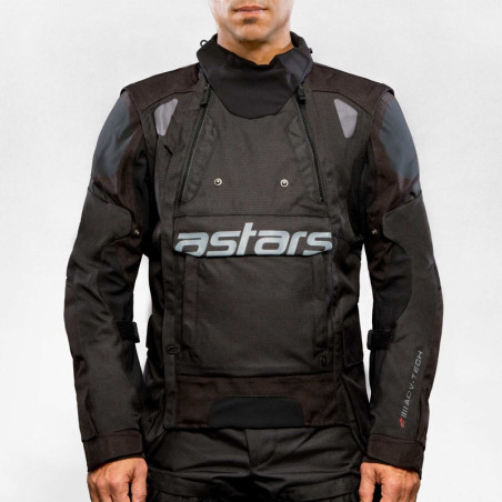 Giacca da moto Alpinestars Halo Drystar smanicabile nera Giacca da moto Alpinestars Halo Drystar smanicabile nera