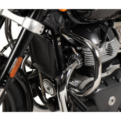 Paramotore Hepco & Becker cromato per Royal Enfield Super Meteor 650 Paramotore Hepco & Becker cromato per Royal Enfield Super Meteor 650