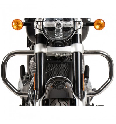 Paramotore Hepco & Becker cromato per Royal Enfield Super Meteor 650 Paramotore Hepco & Becker cromato per Royal Enfield Super Meteor 650