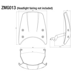 Cupolino in alluminio argento Rizoma per Moto Guzzi V7 850 Cupolino in alluminio argento Rizoma per Moto Guzzi V7 850