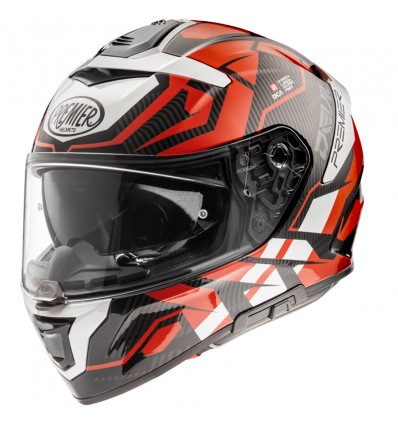Casco Premier Devil grafica JC 92 nero, rosso e bianco Casco Premier Devil grafica JC 92 nero, rosso e bianco