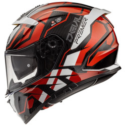 Casco Premier Devil grafica JC 92 nero, rosso e bianco Casco Premier Devil grafica JC 92 nero, rosso e bianco