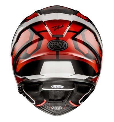 Casco Premier Devil grafica JC 92 nero, rosso e bianco Casco Premier Devil grafica JC 92 nero, rosso e bianco