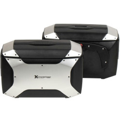 Valigie laterali Hepco & Becker X-Core 18 litri nere attacco C-Bow Valigie laterali Hepco & Becker X-Core 18 litri nere attacco C-Bow