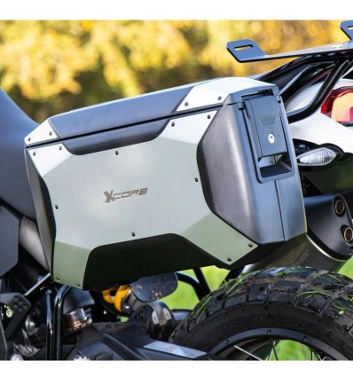 Valigie laterali Hepco & Becker X-Core 18 litri nere attacco C-Bow Valigie laterali Hepco & Becker X-Core 18 litri nere attacco C-Bow