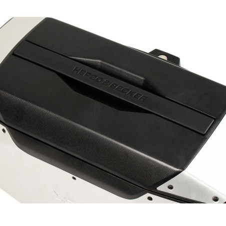 Valigie laterali Hepco & Becker X-Core 18 litri nere attacco C-Bow Valigie laterali Hepco & Becker X-Core 18 litri nere attacco C-Bow