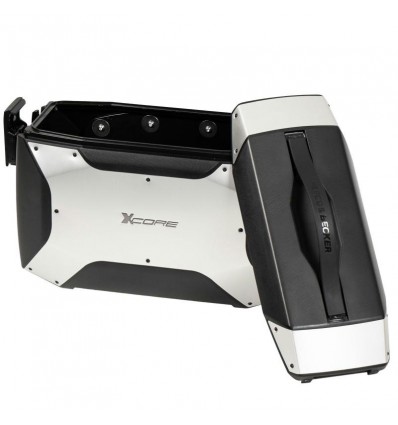 Valigie laterali Hepco & Becker X-Core 18 litri nere attacco C-Bow Valigie laterali Hepco & Becker X-Core 18 litri nere attacco C-Bow