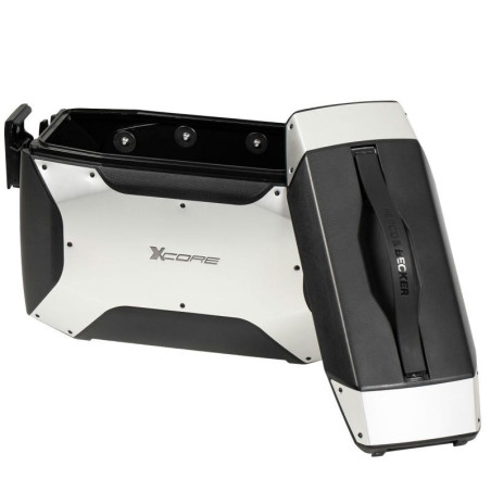 Valigie laterali Hepco & Becker X-Core 18 litri nere attacco C-Bow Valigie laterali Hepco & Becker X-Core 18 litri nere attacco C-Bow