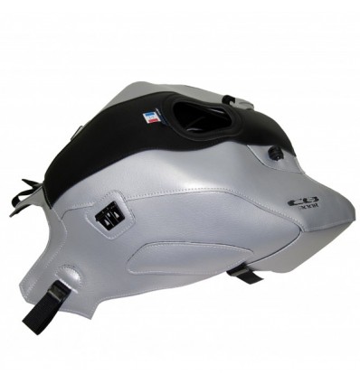 Copriserbatoio Bagster per Honda CB 300 R dal 2018 in similpelle argento e nero opaco